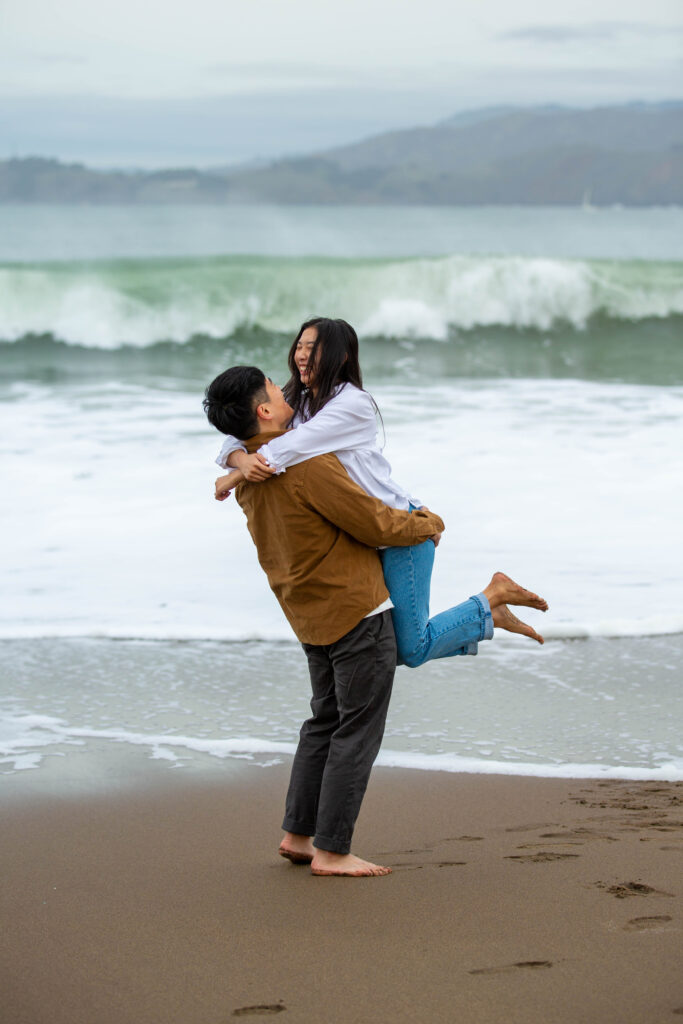 Engagement photo session in San Francisco, California
